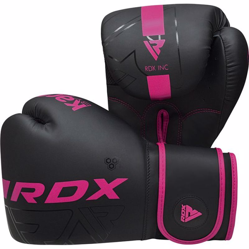 RDX F6 KARA BOXING GLOVES - black/pink